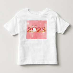 2023, Chinese New Year, Rabbit  Toddler T-Shirt
