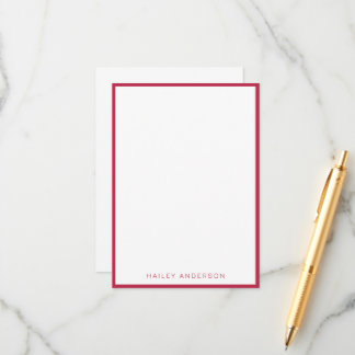 2023 Colour of the Year: Viva Magenta  Personalise Enclosure Card