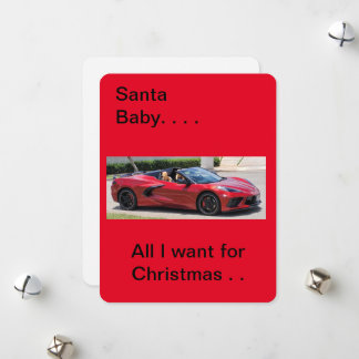 2023 Corvette for Christmas Holiday Card