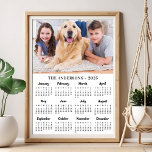 2023 Custom Photo New Year 12 Month Calendar Poster<br><div class="desc">2023 New Year Photo Calendar Poster - This custom calendar poster is perfect to highlight or circle special family dates, anniversaries, birthdays, and reunions. This large calendar is perfect for kids sporting events practice schedule, after school appointments, or family fun game dates. Personalize these full year photo calendar posters with...</div>