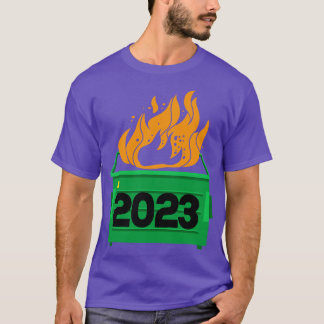 2023 Dumpster Fire Everything Sucks T-Shirt