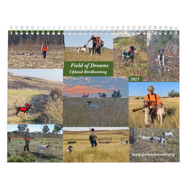 2023 Field of Dream Upland Birdhunting Calendar (Cover)