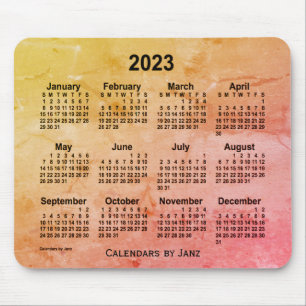 2023 Foiled Grey Calendar by Janz Mouse Pad