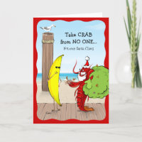 2023 Funny Banana and Santa Claws Lobster