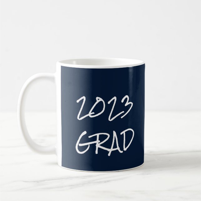 2023 Grad Navy Coffee Mug (Left)