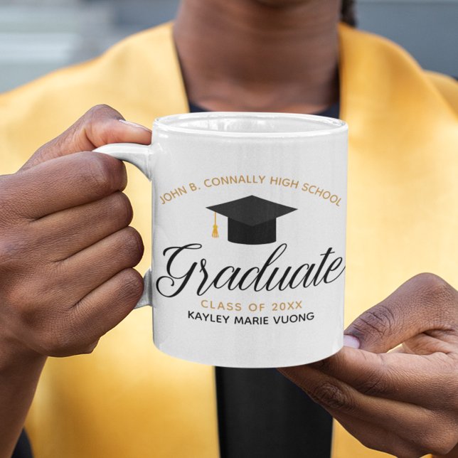 2023 Graduate Chic Personalized Graduation Gift Coffee Mug (Creator Uploaded)