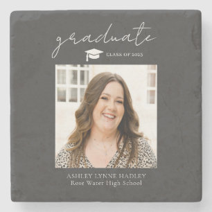 2023 Graduate Photo Stone Coaster