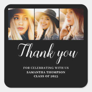 2023 Graduation Photo Thank You Sticker