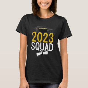 2023 Graduation Squad Funny Graduation Day School  T-Shirt