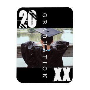 2023 Graduation Typography Bold Photo Magnet