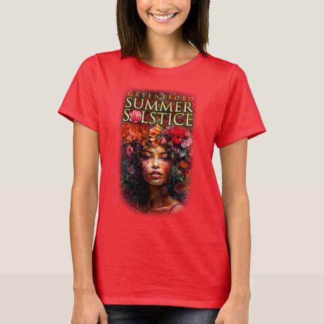 2023 Greensboro Summer Solstice Festival T-Shirt (Front)