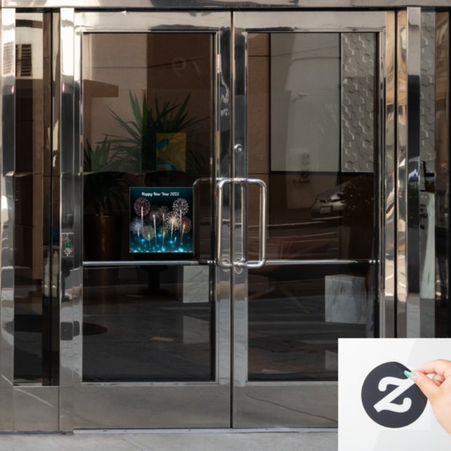 2023 Happy New Year  Window Cling (Office Door)