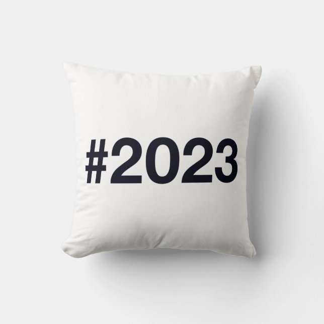 2023 Hashtag 2 Birthday Anniversary Cushion (Front)