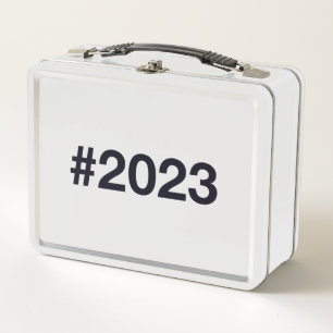 2023 Hashtag Metal Lunch Box