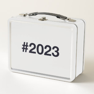 2023 Hashtag Metal Lunch Box
