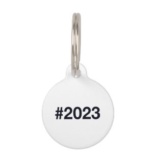 2023 Hashtag Pet Tag