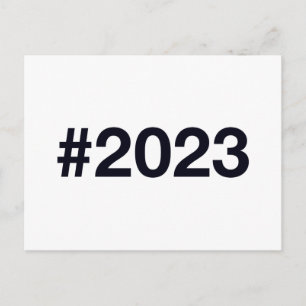 2023 Hashtag Postcard