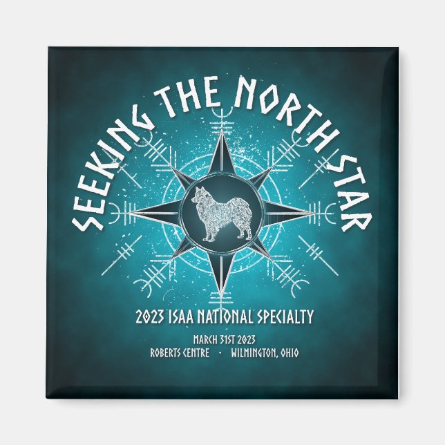 2023 ISAA Speciality Square Magnet (Front)