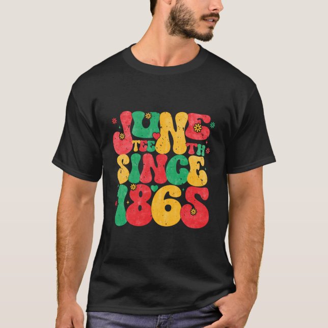 2023 Junenth Since 1865 Black Distressed T-Shirt (Front)