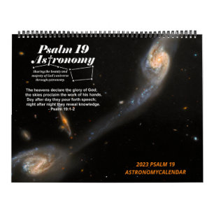 2023 LARGE Psalm 19 Astronomy Society Calendar