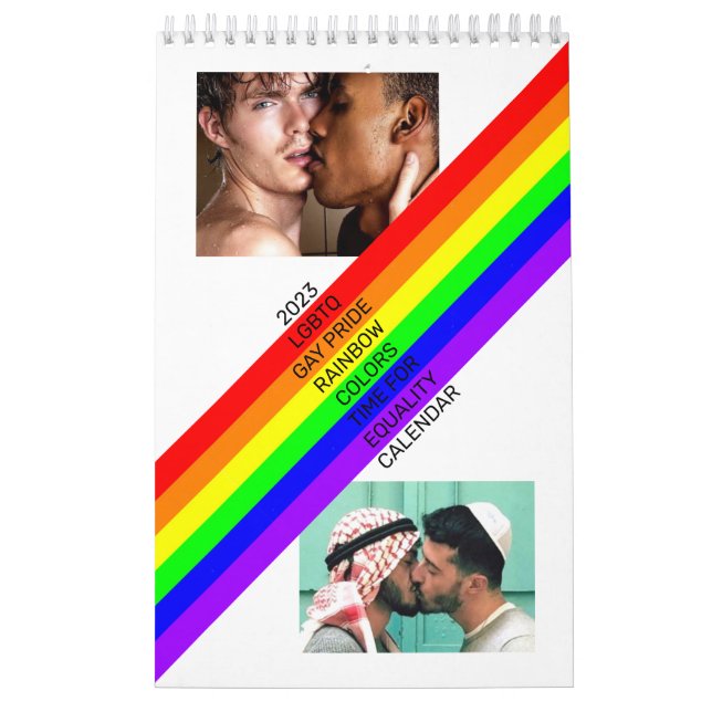 2023 LGBTQ Gay Pride Rainbow Colours Calendar (Cover)