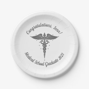 2023 Medical School Graduate Paper Plate