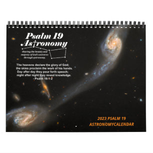 2023 (MEDIUM) Psalm 19 Astronomy Society Calendar 