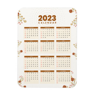 2023 MINI CALENDAR Flexible Magnet