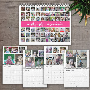 2023 Modern Family 60 Photo - Hot Pink Custom Calendar