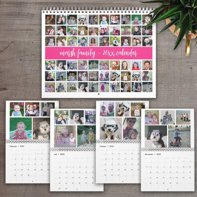2023 Modern Family 60 Photo - Hot Pink Custom Calendar (Creator Uploaded)