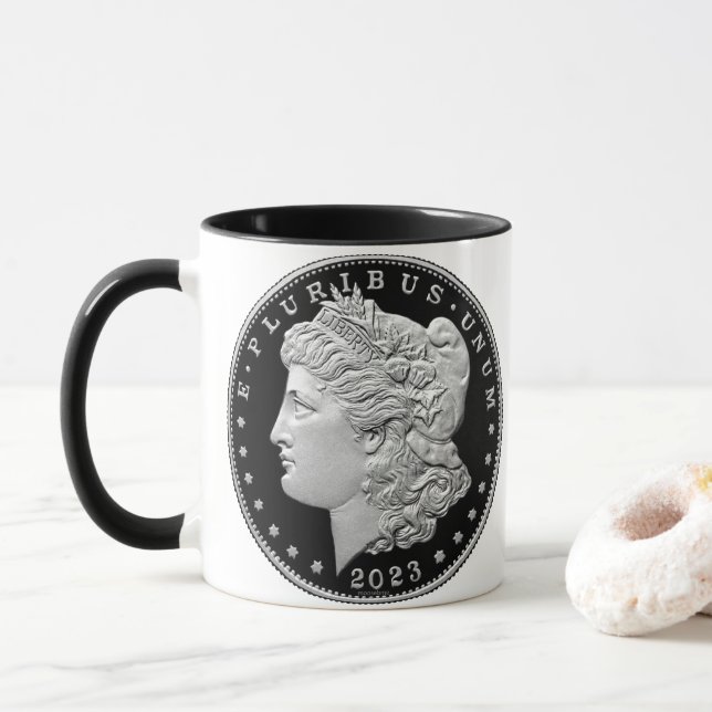 2023 Morgan Dollar  Mug (With Donut)