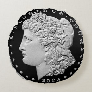 2023 Morgan Dollar Round Cushion