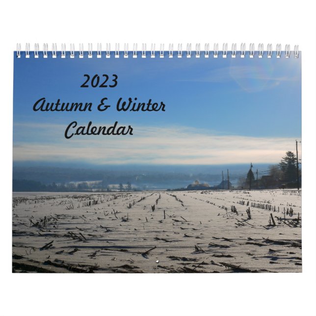 2023 New England Autumn n Winter Calendar (Cover)