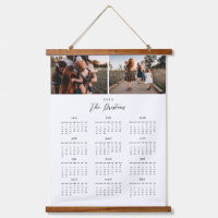 2023 Photo Calendar Editable Colour Wall Tapestry