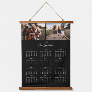 2023 Photo Calendar Editable Colour Wall Tapestry