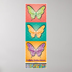 2023 Poster - Pop Butterflies -Buellton.Art