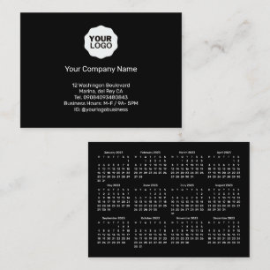 2023 Promotional Business Card - Monday Start