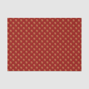 2023 Rabbit Year Gold embossed effect Tissue paper