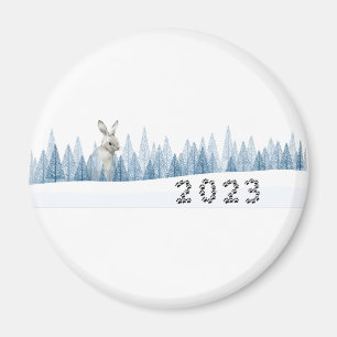 2023 Rabbit Year, New Year Magnet