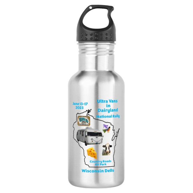 2023 Rally Thermal Mug Stainless Steel Water Bottl 532 Ml Water Bottle (Front)