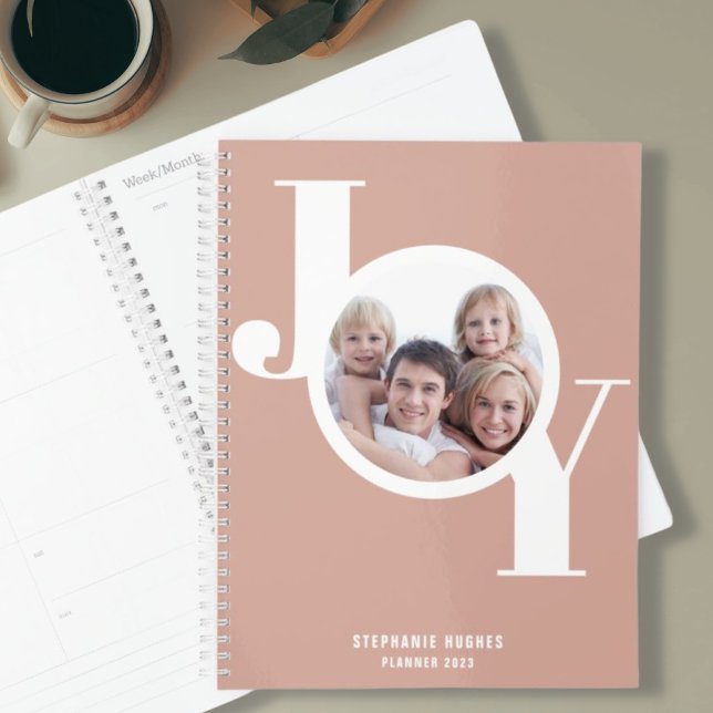 2023 Rose Gold Blush Pink Custom Photo Planner (Creator Uploaded)