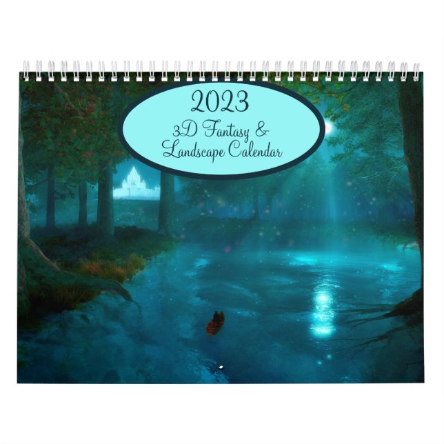 2023 SilverWebForge Fantasy & Landscape Calendar (Cover)