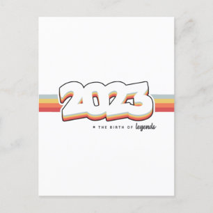 2023 The birth of legends T-Shirt Postcard