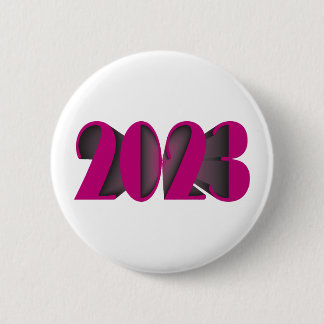 2023 VIVA MAGENTA 6 CM ROUND BADGE