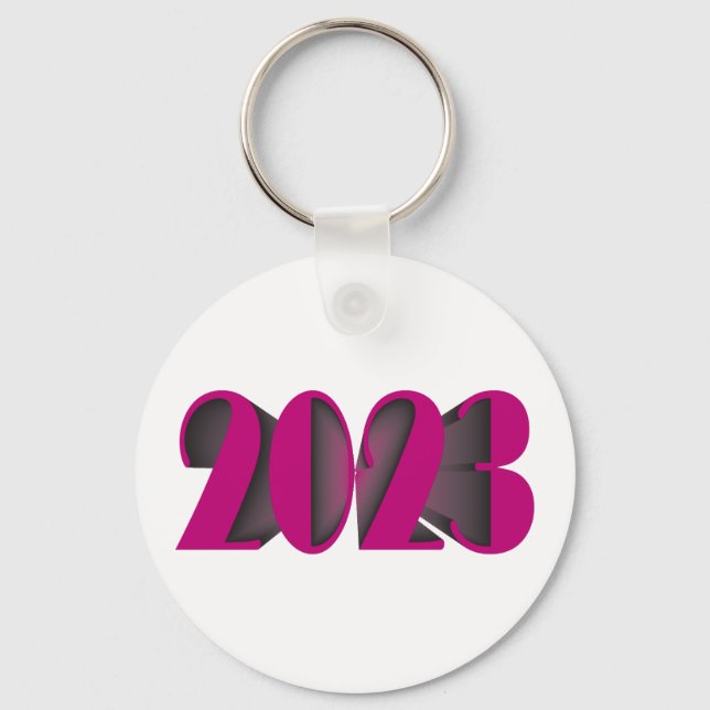 2023 VIVA MAGENTA KEY RING (Front)