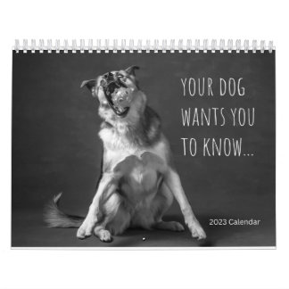 2023 Wall Calendar - Dog Humor