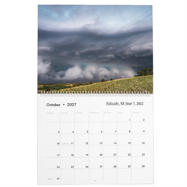 2023 Weather Calendar by Marcus Hustedde (Oct 2027)