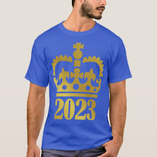 2023 with crown for birthday and newborn baby T-Shirt