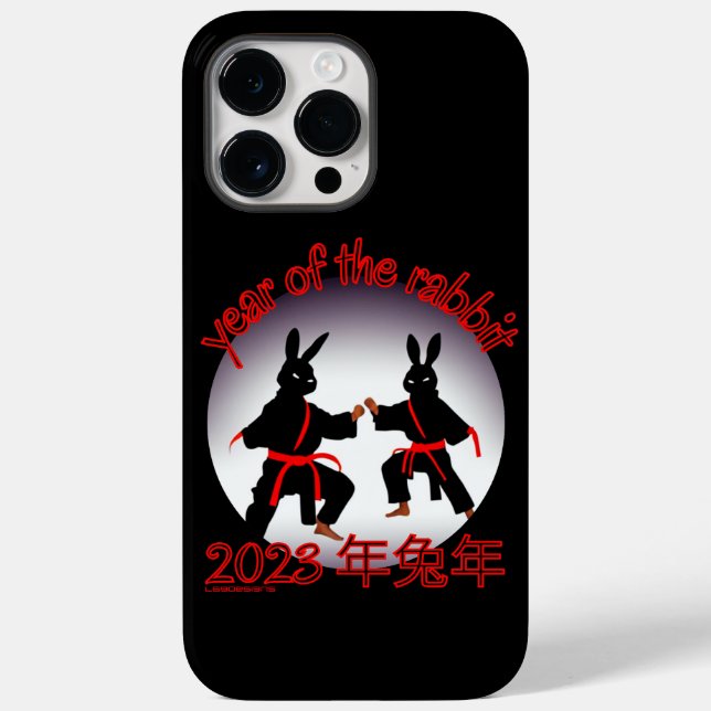 2023 YEAR OF THE RABBIT chinese new year gift idea Case-Mate iPhone Case (Back)