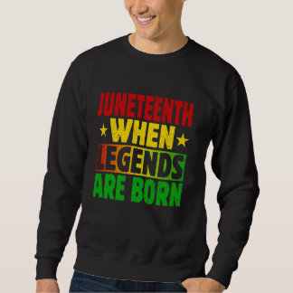 2024 19th Of June Birthday - June 19 Juneteenth Bi Sweatshirt